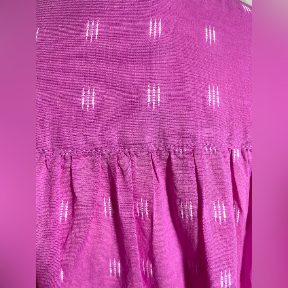 Lane Bryant Women’s Fuchsia Button-Down Shirt - Picture 8 of 12